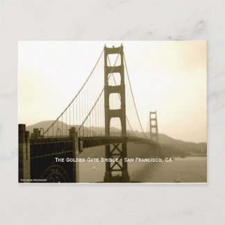 The Golden Gate Bridge - San Francisco, CA Postcard