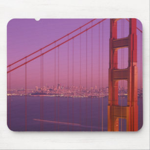 The Golden Gate Bridge shortly after sunset, Mouse Pad