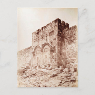 The Golden Gate in Jerusalem, Holy land Postcard