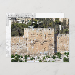 The Golden Gate, Old City of Jerusalem, Israel - Postcard