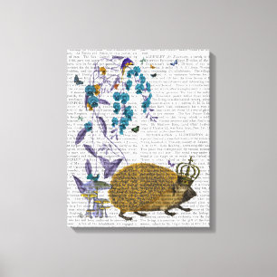 The Golden Hedgehog Canvas Print