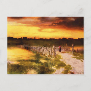 The Golden Hour Postcard