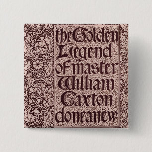 The Golden Legend 15 Cm Square Badge
