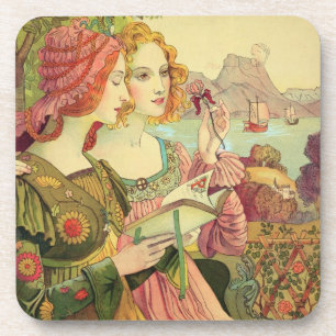 The Golden Legend, 1897, from 'L'Estampe Moderne', Coaster