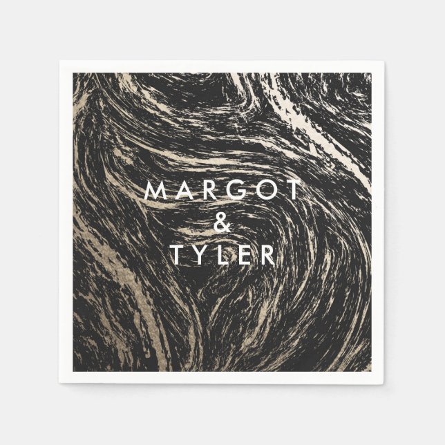 The Golden Marble / Napkin (Front)