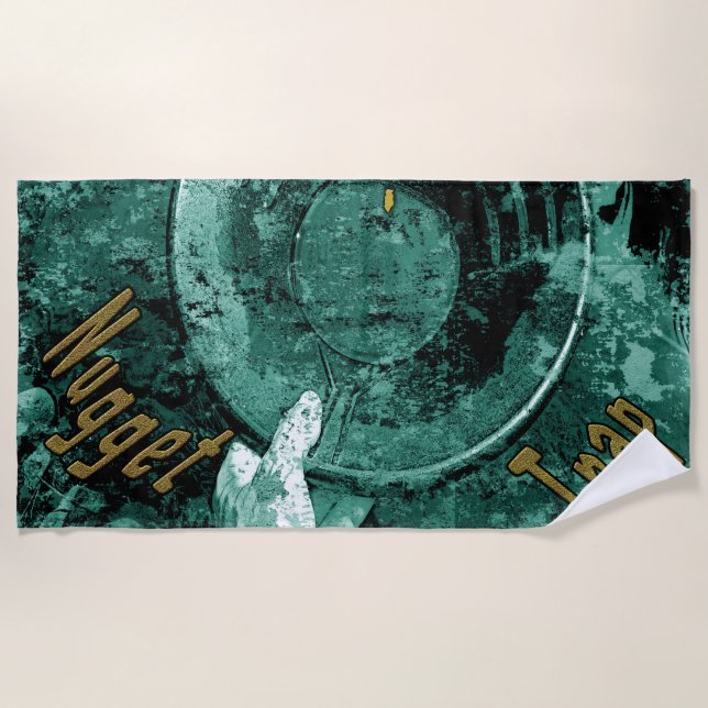 The golden nugget trap  beach towel (Front)