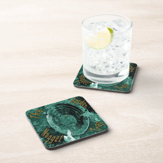 The golden nugget trap beverage coaster