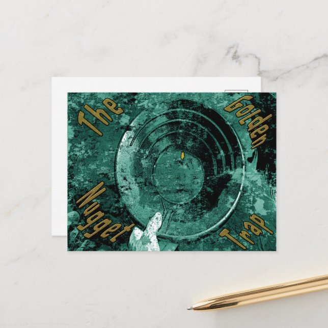 The golden nugget trap  postcard (Front/Back In Situ)