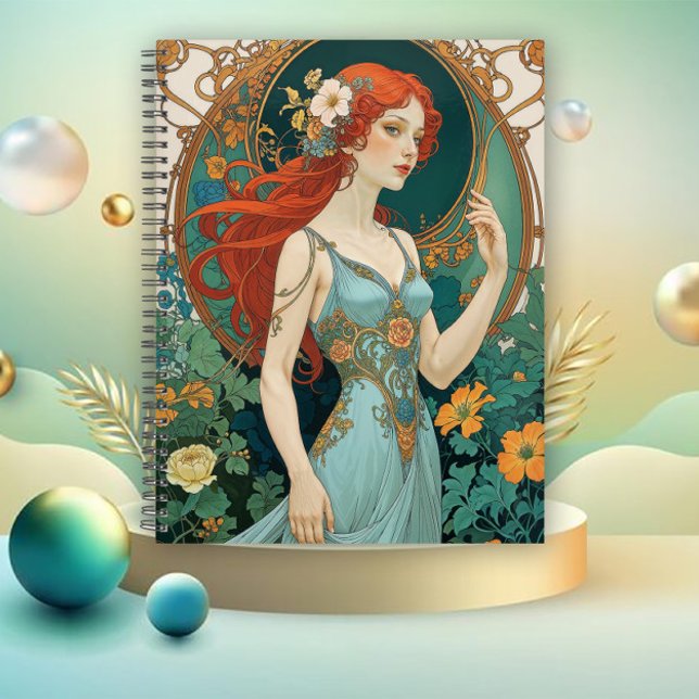 The Golden Nymph Art Nouveau Planner (Creator Uploaded)