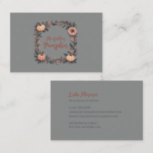 The Golden Pumpkin Business Card