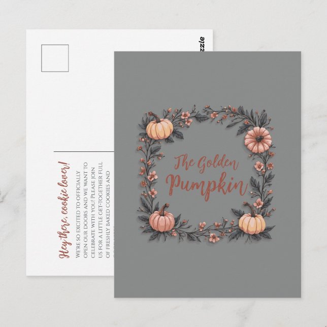 The Golden Pumpkin Postcard (Front/Back)
