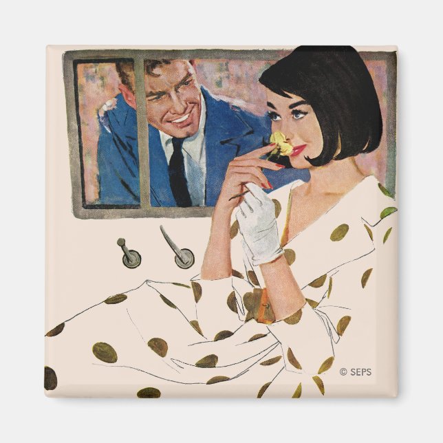 The Golden Rose Magnet (Front)