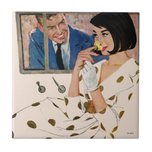 The Golden Rose Tile