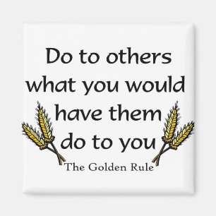 The Golden Rule christian gift item Magnet