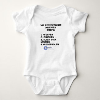 The Golden Rule Of Disc Golf Baby Bodysuit