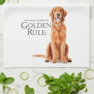 The Golden Rules Kitchen Towel