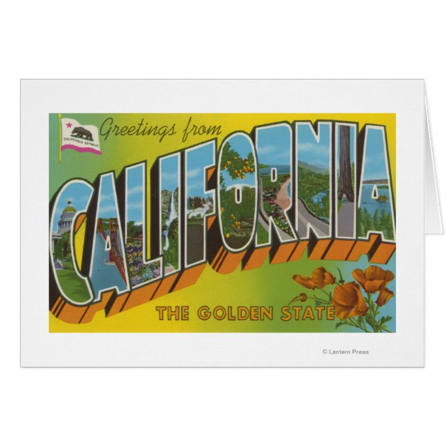 The Golden State - Large Letter Scenes (Front Horizontal)