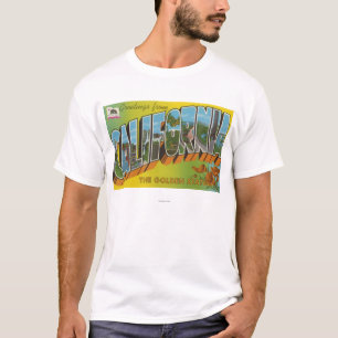 The Golden State - Large Letter Scenes T-Shirt