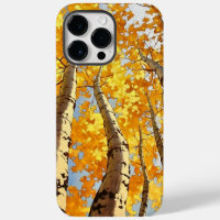The golden tree during fall season