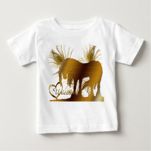 The Golden Unicorn Baby T-Shirt