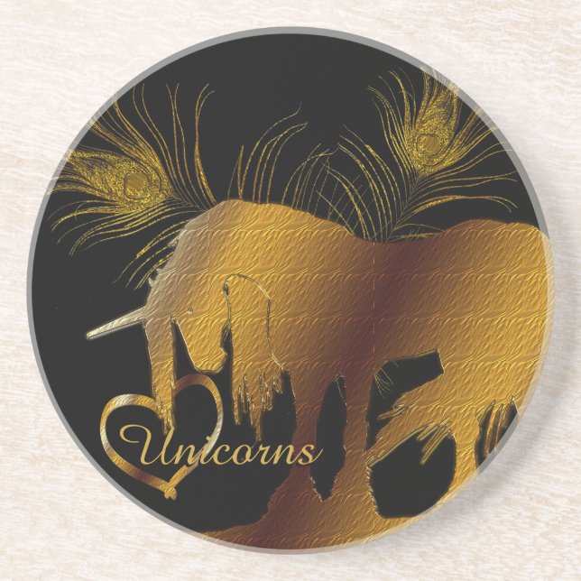 The Golden Unicorn Coaster (Front)