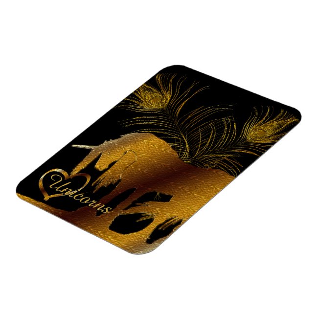 The Golden Unicorn Magnet (Left Side)