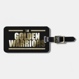 The Golden Warriors Luggage Tag w/ leather strap