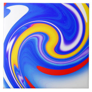 The golden way art ceramic tile