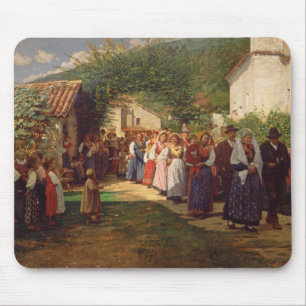 The Golden Wedding (oil on canvas) Mouse Pad