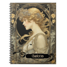 The Golden Woman Personalised Notebook