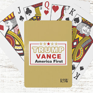 The Golden Years Trump-Vance America First Playing Cards