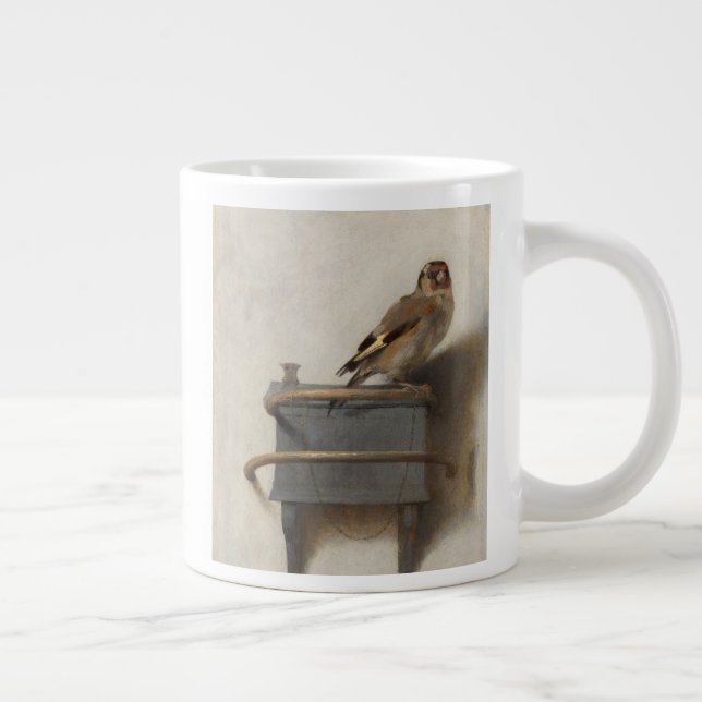 The Goldfinch Large Coffee Mug (Right)