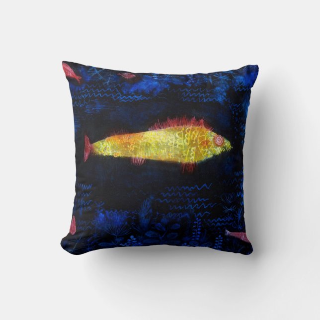 The Goldfish, Paul Klee Cushion (Front)