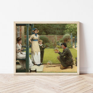 The Goldfish Seller   George Dunlop Leslie Poster