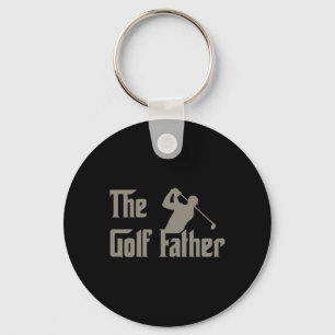 The Golf Father Funny Golfing For Golfer Dad Fathe Key Ring