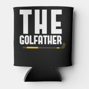 The Golfather Funny Golf Lover Dad Gift Golfer Can Cooler