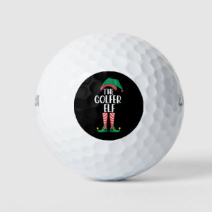 The Golfer Elf Golf Family Matching Christmas Balls