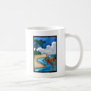 The Golfing Fish Funny Tees Cards & Other Gifts Coffee Mug