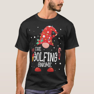 The Golfing Gnome Matching Family Christmas Gnome T-Shirt