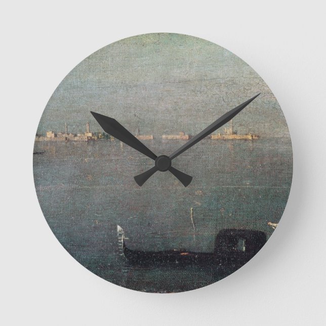 The Gondola on the Lagoon Round Clock (Front)