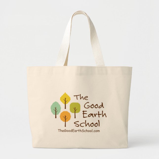 The Good Earth School Jumbo Tote (Front)