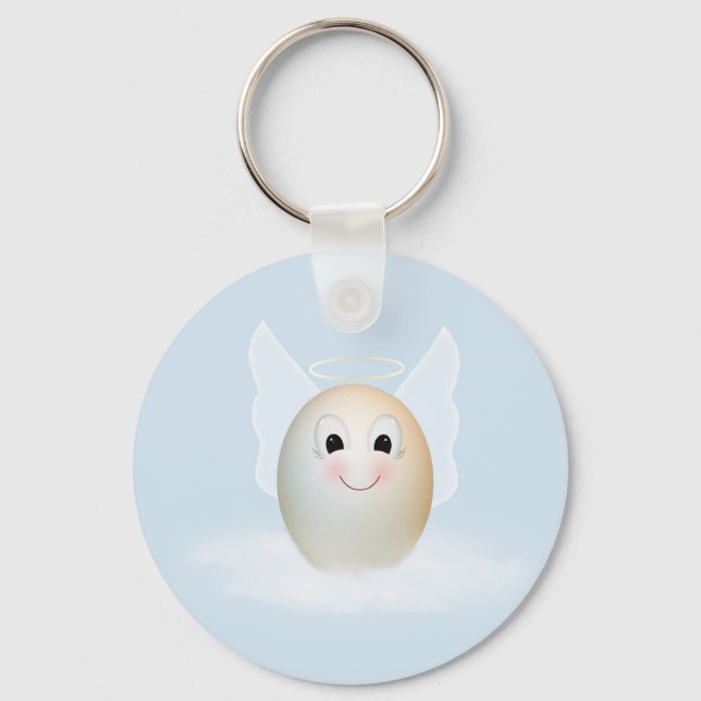 The Good Egg Angel Key Ring (Front)