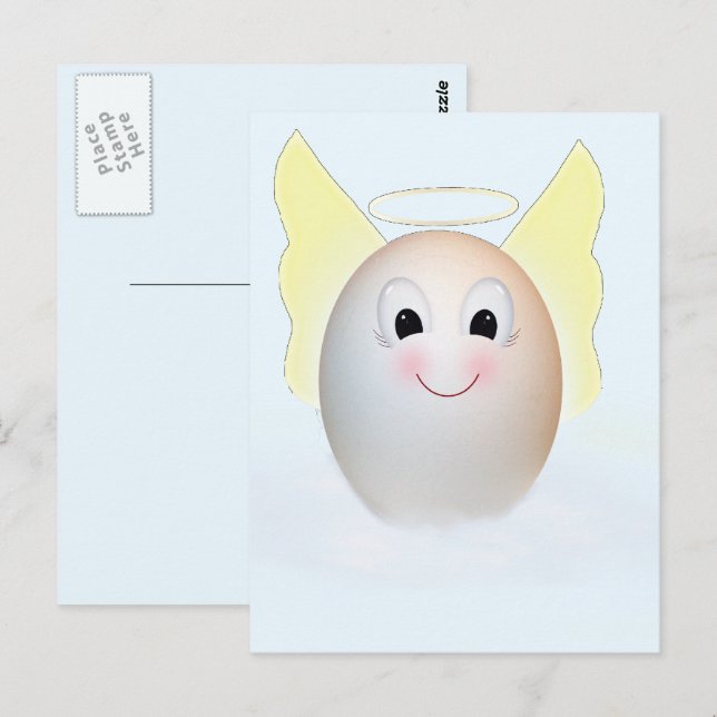 The Good Egg Angel Postcard (Front/Back)