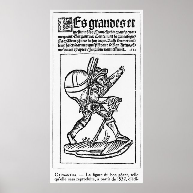 The Good Giant, from 'Gargantua' by Francois Poster (Front)