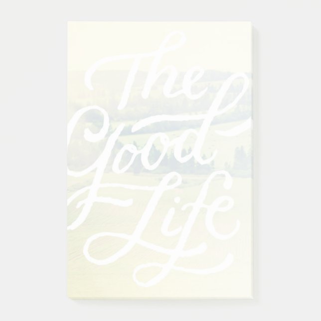 The Good Life 2 Post-it Notes (Front)