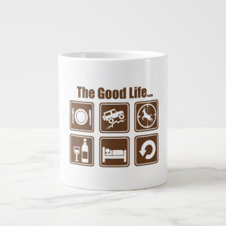 The good life large coffee mug