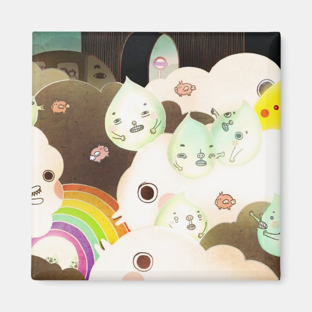 The good old British weather 2014 Magnet (Front)