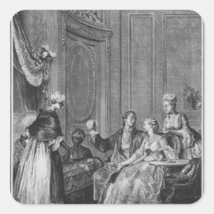 The good omen square sticker