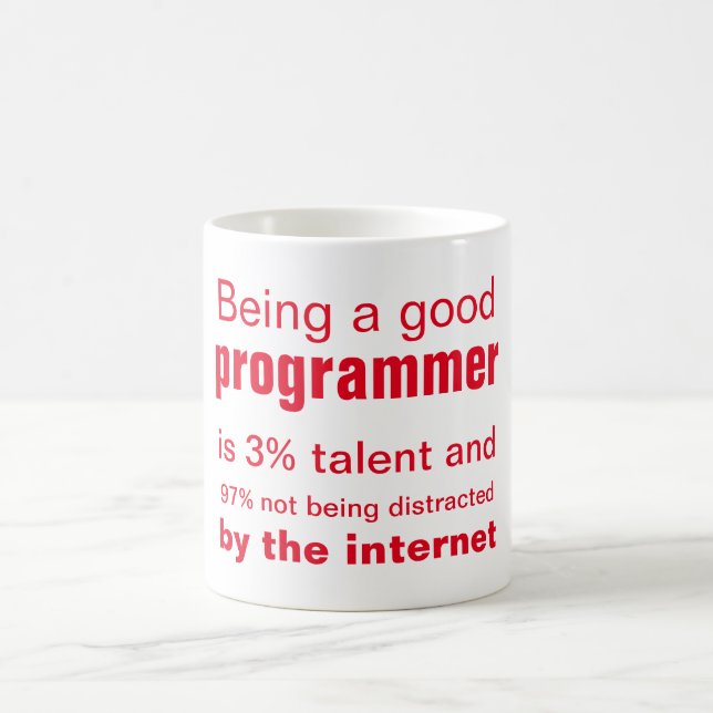 The good programmer coffee mug (Center)