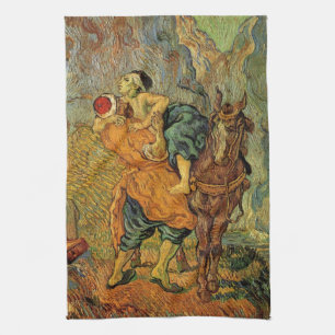 The Good Samaritan by Vincent van Gogh Tea Towel